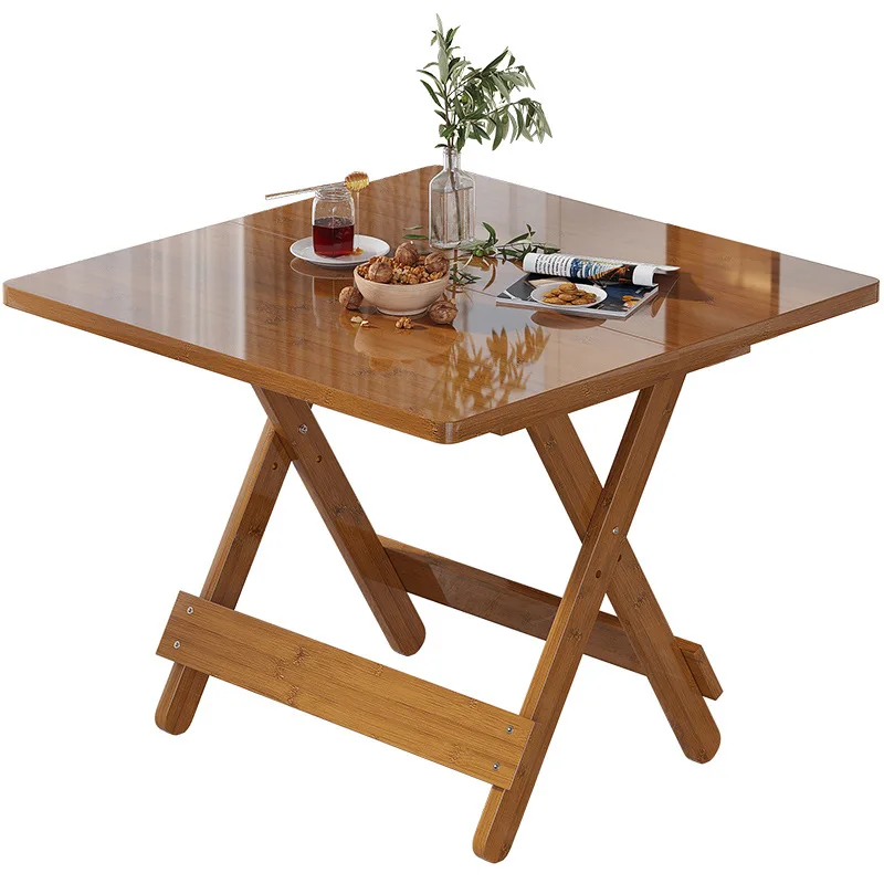 

Stacked table Eating household small square Portable outdoor table and chairs Simple dining table