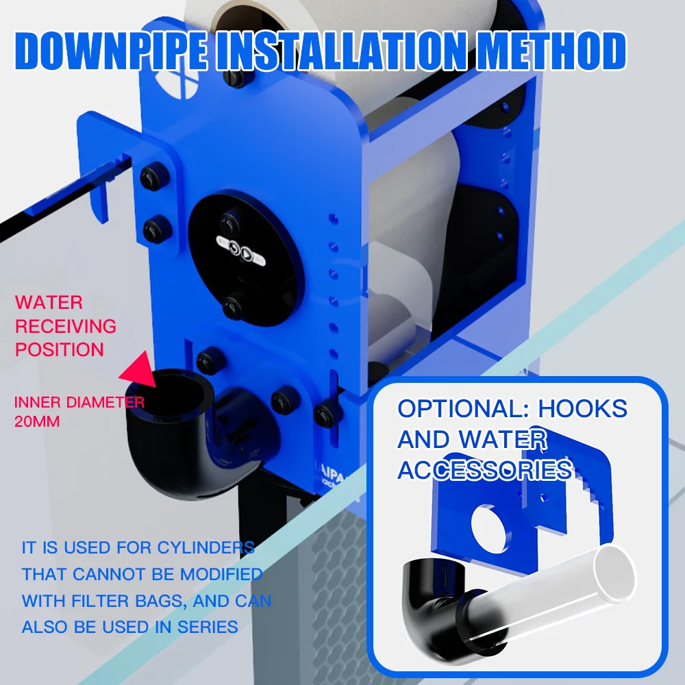 AIPAI FIO F10 Smart Filter Rollensystem WIFI Automatische Filtermaschine mit Bildschirmsteuerung für Meerwasseraquarien – Detail 10