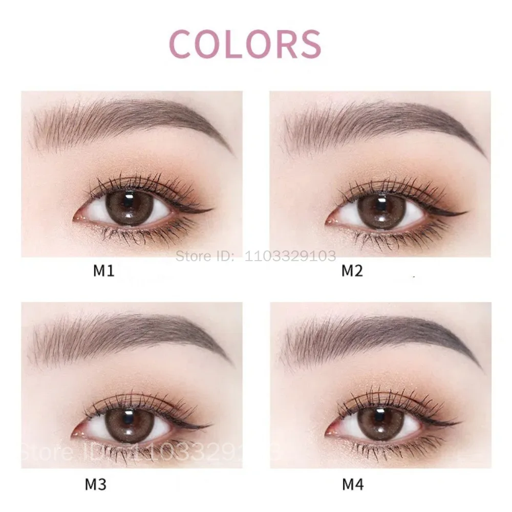 FLORTTE ดินสอเขียนคิ้วแบบ Dual-Ended Extra Fine Mood Institute ดินสอเขียนคิ้ว ดอกไม้สีชมพู Blossom Blossom ดินสอเขียนคิ้ว เครื่องสําอาง