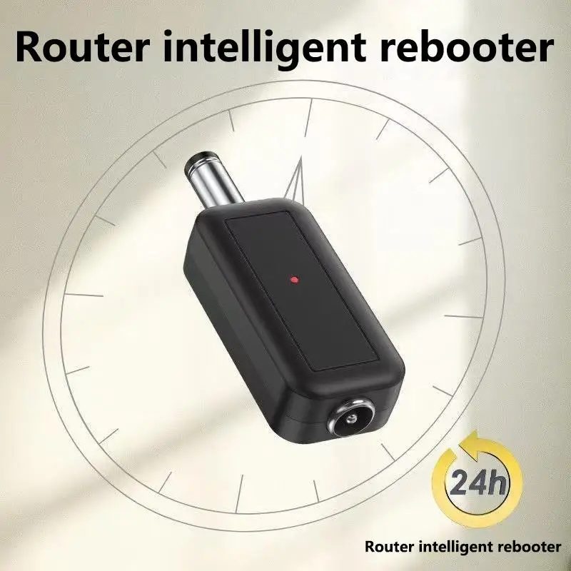 DC WiFi Auto Reboot Router Router 24H Automatic Power Off Reset Tool 5.5x2.1mm Restart Control Line 5V-24V