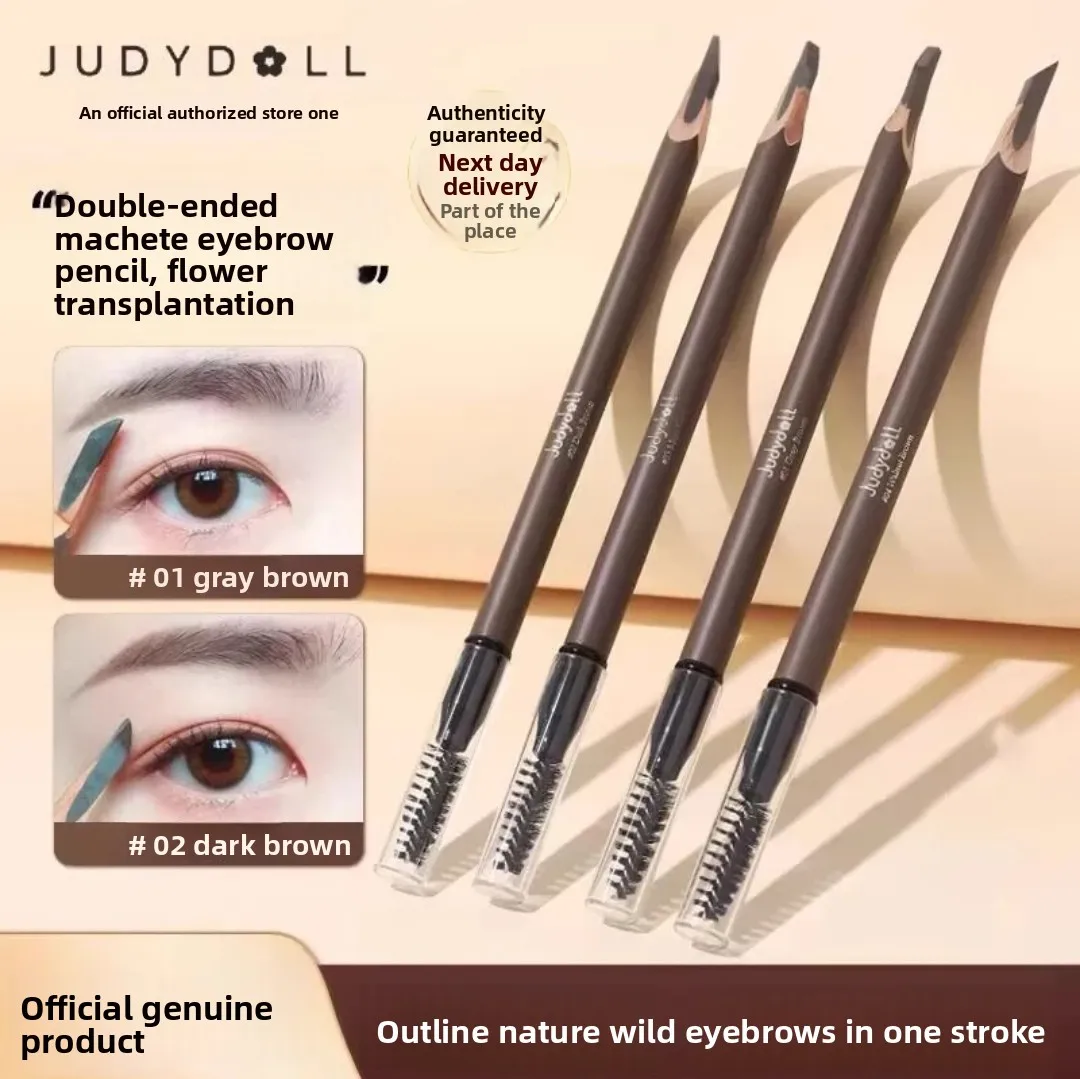 Judydoll Microblading Eyebrow Pencil - wodoodporny, odporny na rozmazywanie, aksamitny matowy wykończenie dla naturalnych, piórkowych brwi, długotrwały