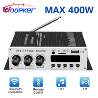 Woopker Audio Power Amplifier HY-470 HiFi BT 5.0 Channel 2.0  with Treble Bass Support for Vehicles and Small Home Gatherings