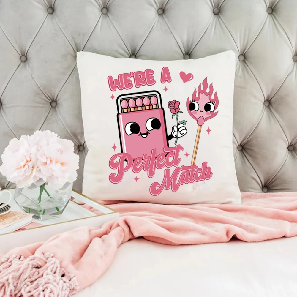 6 pieces/set of LOVE love pink Valentine's Day clothes DIY hot stamping stickers letter patterns heat transfer stickers