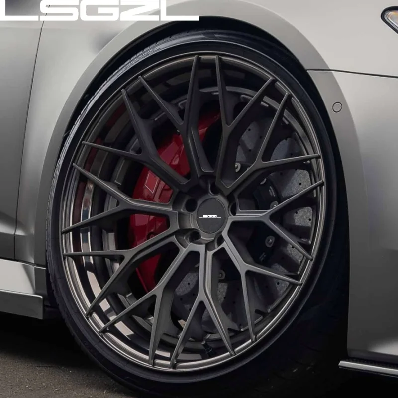Custom Aluminum Forged Black Spoke Wheels 16-26 Inch High End Custom Auto Forged Wheel Rims Fit Urus C8