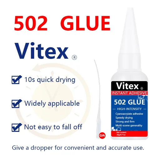 Imagen 2 del producto LOOLIFL 20g Madera Caucho Metal Vidrio Super Liquid Pegamento Universal Reparación de Calzado Papelería 502 Instant Strong Bond Cuero