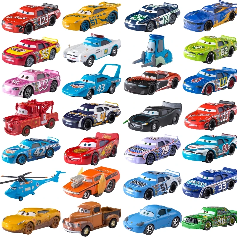 

TAKARATOMY Cars 2 3 Disney Pixar Alloy Mater Diecast Toy Car Lightning McQueen Jackson Storm Sally Hudson 1:55 Model Toy Gift