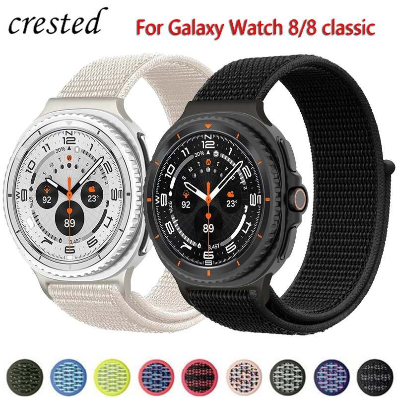 حلقة نايلون لساعة سامسونج جالاكسي 8 حزام 40 مللي متر 44 مللي متر سوار قابل للتنفس كوريا بولسيرا لساعة جالاكسي 8 الفرقة الكلاسيكية 46 مللي متر