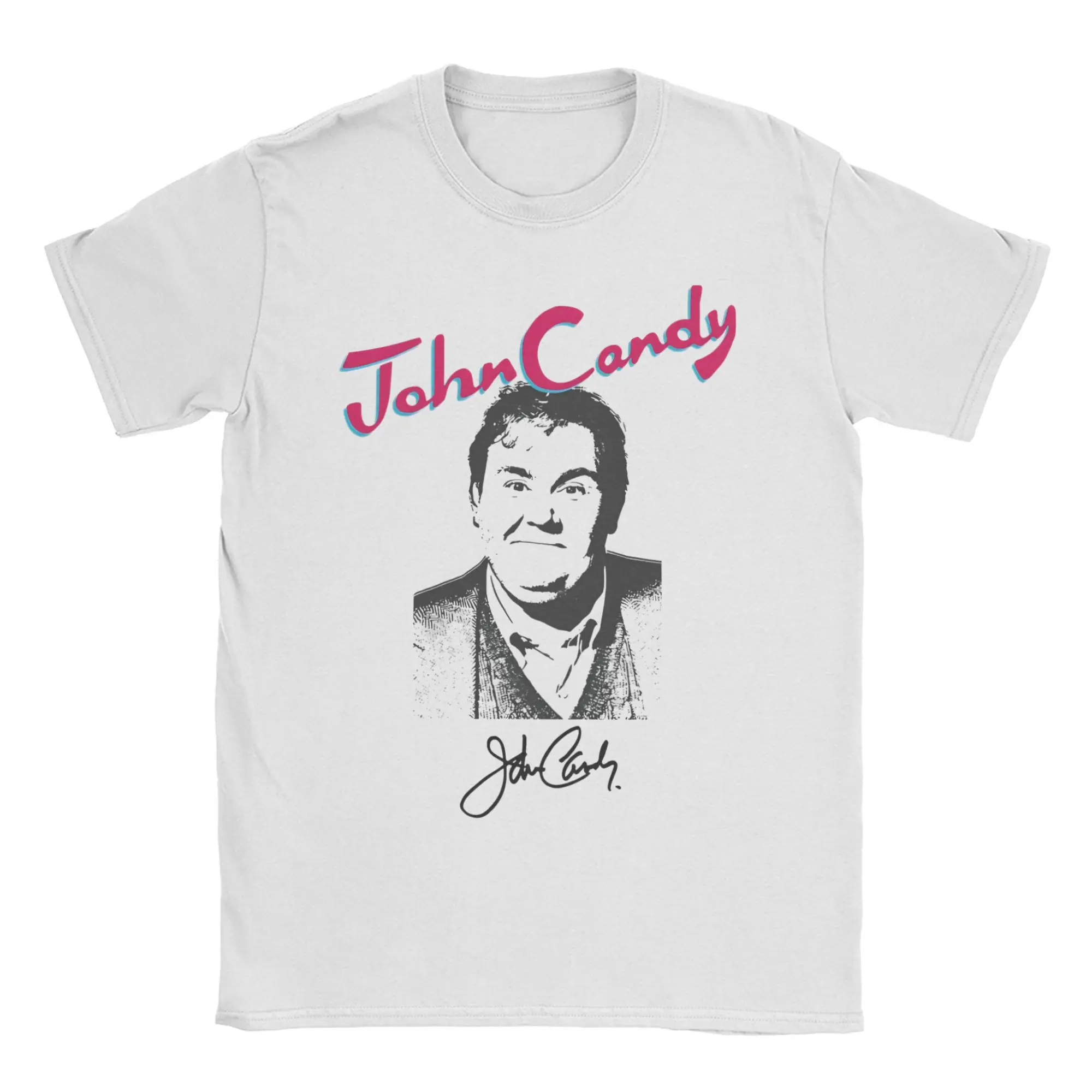 

John Candy T Shirts for Men Women Cotton Funny T-Shirt Crewneck Tees Short Sleeve Tops Gift Idea