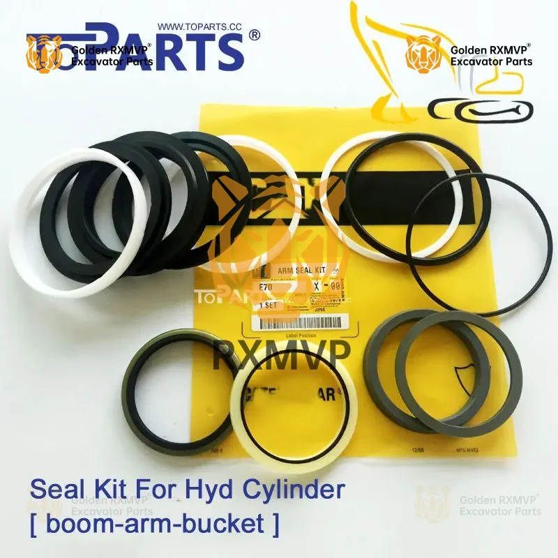 For 365-1270 Hydraulic Breaker Seal Kit Backhoe Loader Cylinder 438b Hammer 4t-9911 3651270 Repair