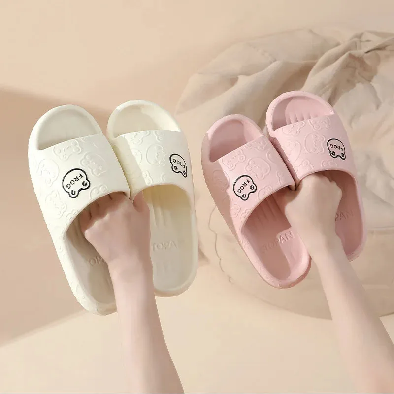 Summer Fashion Cartoon Women Slippers EVA Soft Sole Non-Slip Home Slipper Y2K Couple Cute Sandals Outdoor Casual Beach Slippers