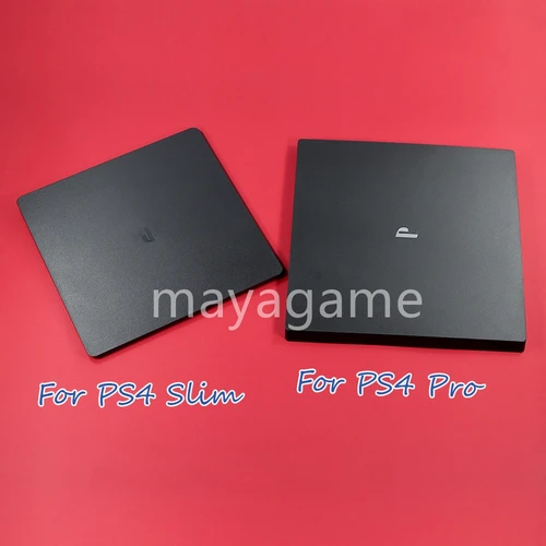 Imagen 2 del producto Cubierta superior para consola de juegos PS4 Pro, carcasa frontal superior negra, cubierta protectora para placa frontal, accesorios para juegos, 1 ud.