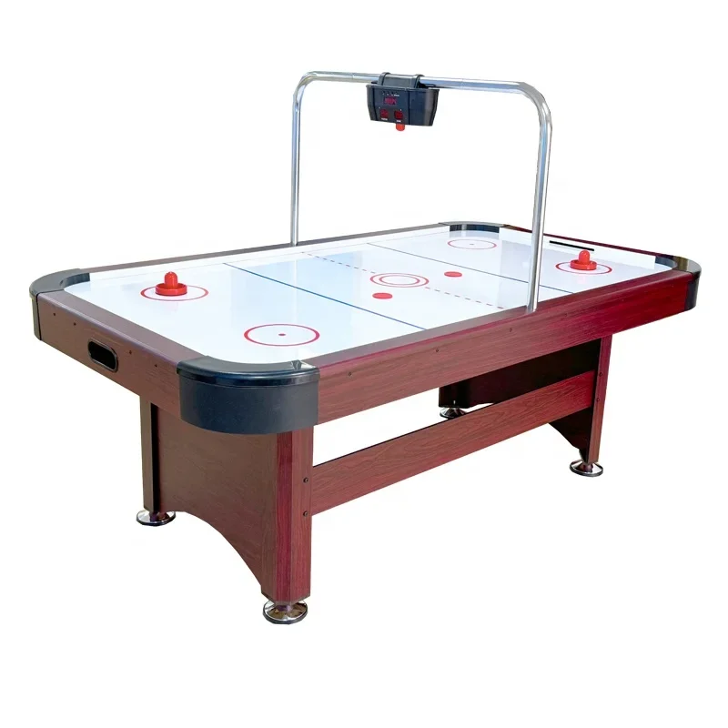 2026 7-foot air Hockey Table, Ice Hockey Table With Electronic Automatic Scoring