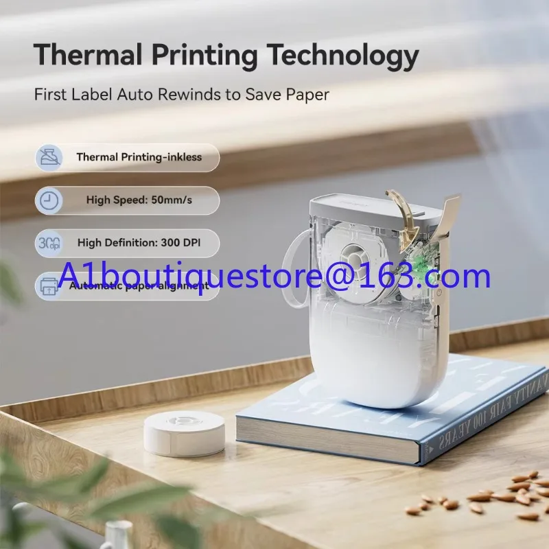 D11 Portable QR Code Thermal Label Printer for Kitchen Storage Boxes Ceramic Nimbot Portable Printer view 4