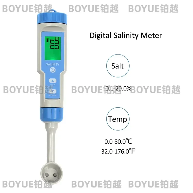 for High-precision Salinity Meter Food Saline Tester Electronic Marine Aquaculture Measuring Instrument Catering Salinity