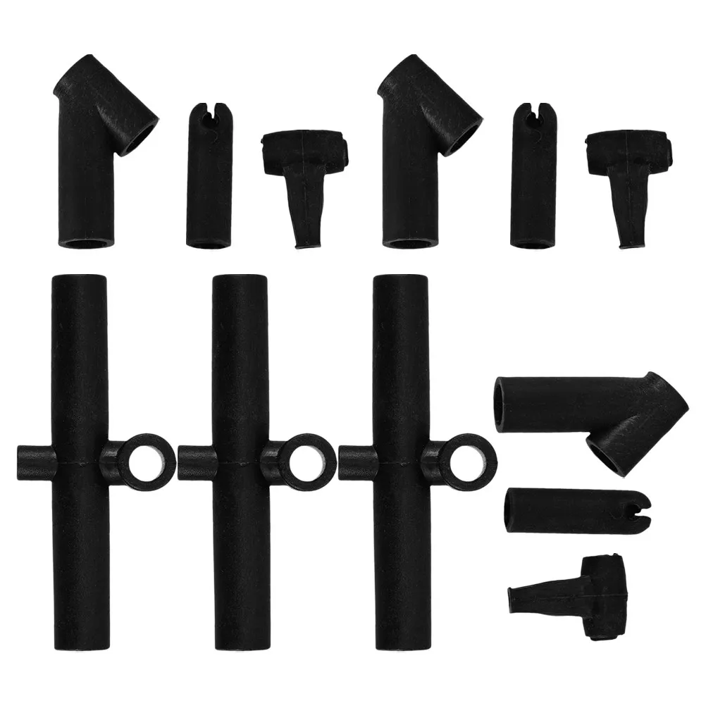 12Pcs Kite Frame Connector Set Plastic DIY Kite Building Supplies Lightweight Strong Aerodynamic Enhancement Family Outdoor