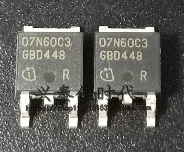 12PCS New original SPD07N60C3 07N60C3（TO-252） Electronic Component