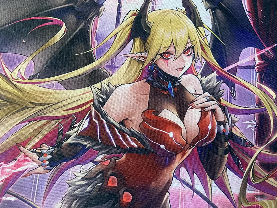 YuGiOh Playmat Lacrima The Crimson Tears TCG CCG Mat Board Game
