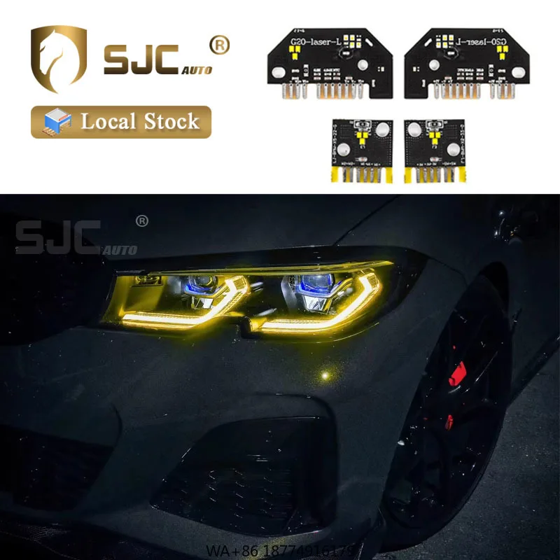 

Auto Car Part CSL Lemon Yellow for 3 Series G20 G21 G28 Daytime Running Light Yellow DRL Module Board Headlight