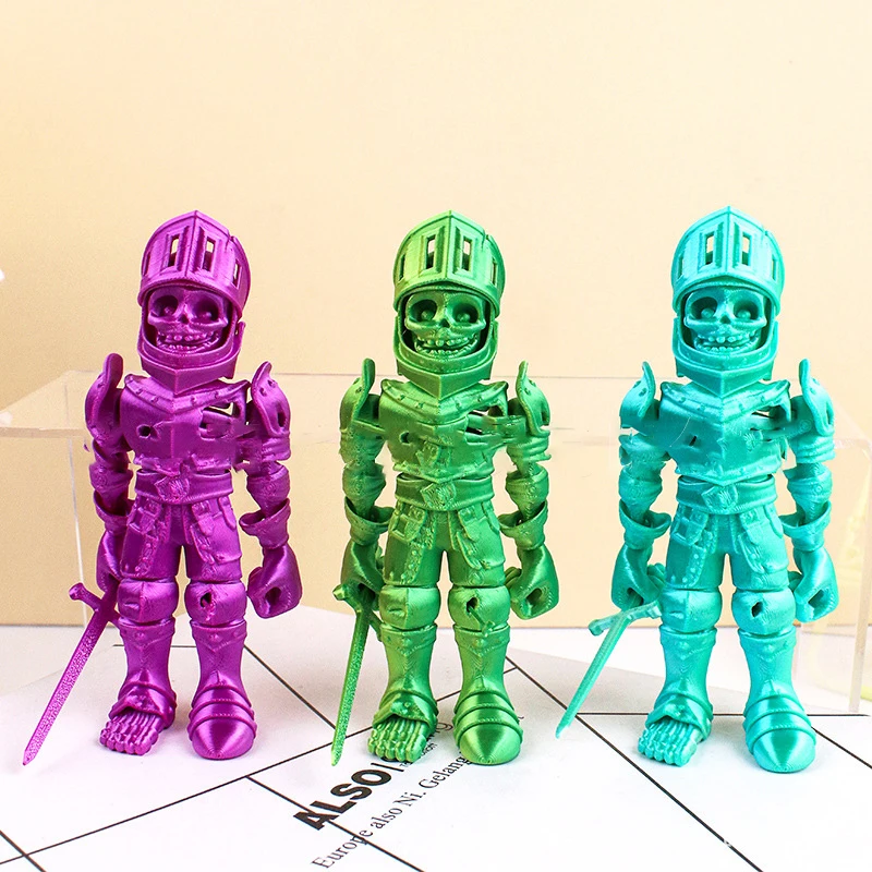 3D Printed Skeleton Action Fig - 3D Printing Action Figure review and price