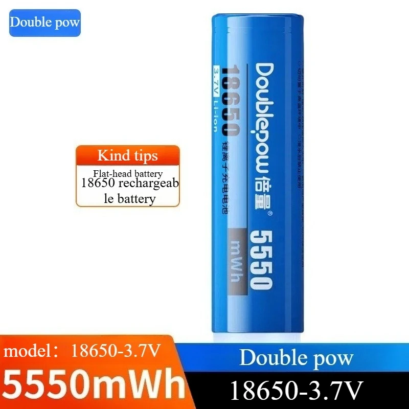 Baterai Lithium N8650 3.7V Kapasitas Tinggi 12950mwh Radio Pengisian Kipas Kecil Remote Control Baterai Pemukul Nyamuk Listrik