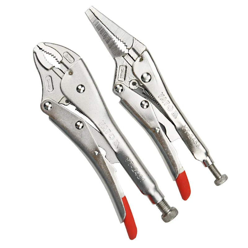 Strong Pliers Multi-function Pliers, Heavy Duty Industrial Grade Afterburner Fixed Pressure C Type Manual Pipe Pliers Clamps