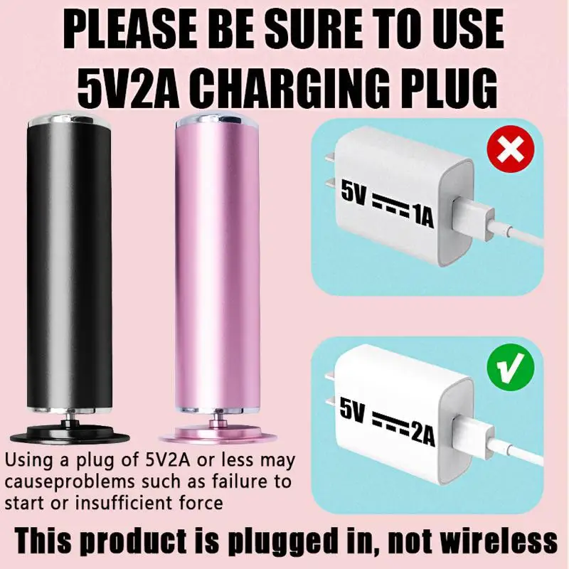 Electronic Foot File Grinder , Powerful Electric Callus Remover Professional Pedicure Tool for Men Women Dead Hard Skin Calluses