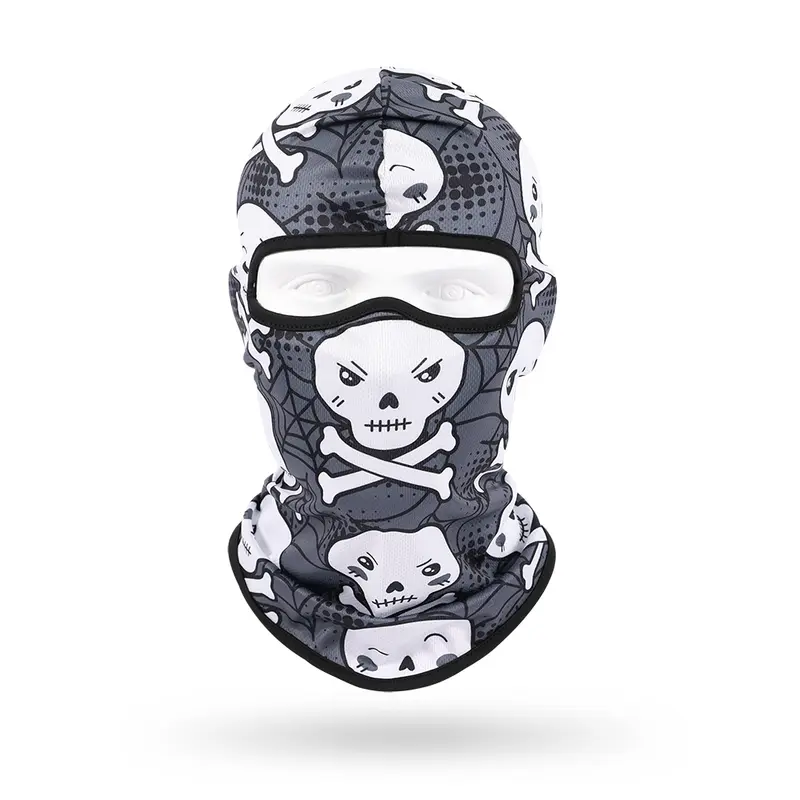 3D Skull Mask Balaclava Cap Breathable Motorcycle Riding Full Face Scarf Outdoor Men Head Cover Cycling Headgear Neck Gaiter Hat - Image 11