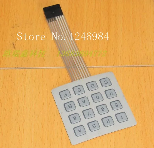 [SA]Stripline Membrane Switch 4X4 membrane keypad 4 * 4 matrix keyboard numeric keypad 0-9 AF--20pcs/lot