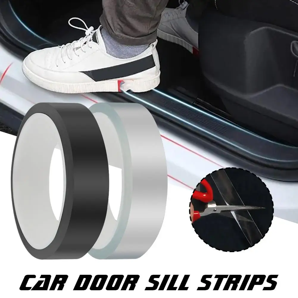 

Car Stickers Door Sill Protector Universal Car Door Car Protection Car-Styling Anti Film Edge Sticker Accessories Bumper Sc K0H2