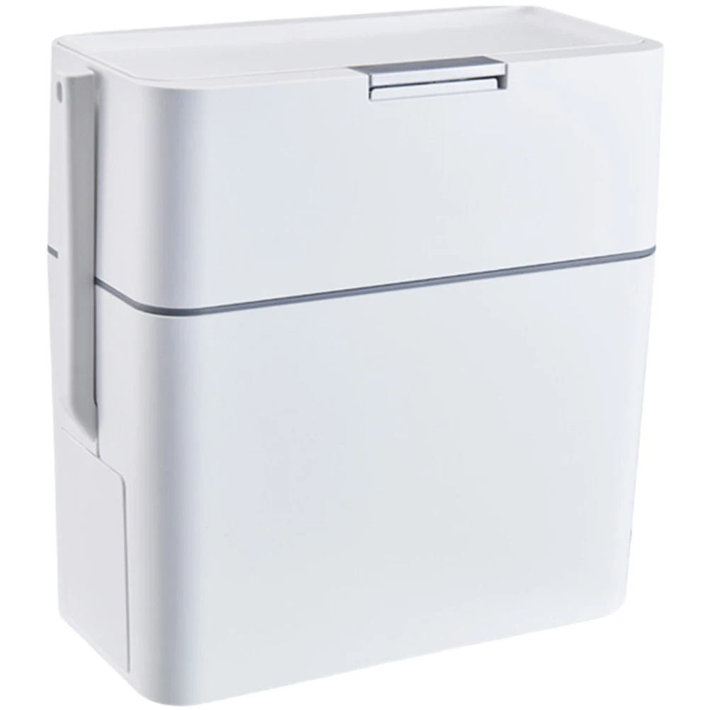 

Automatic Packing Garbage Container Bathroom Trash Can With Lid Large Capacity Dustbin Bucket For Kitchen Bedroom Rv Trash Cans