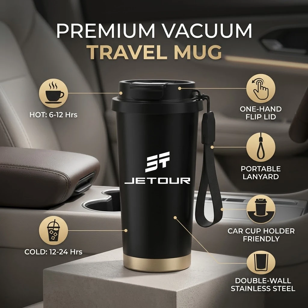 Car Thermos Cup Water bottle Coffee cup 316 stainless steel For Chery Jetour X70 X70SM X90 X95 DASHING i-DM T2 T3