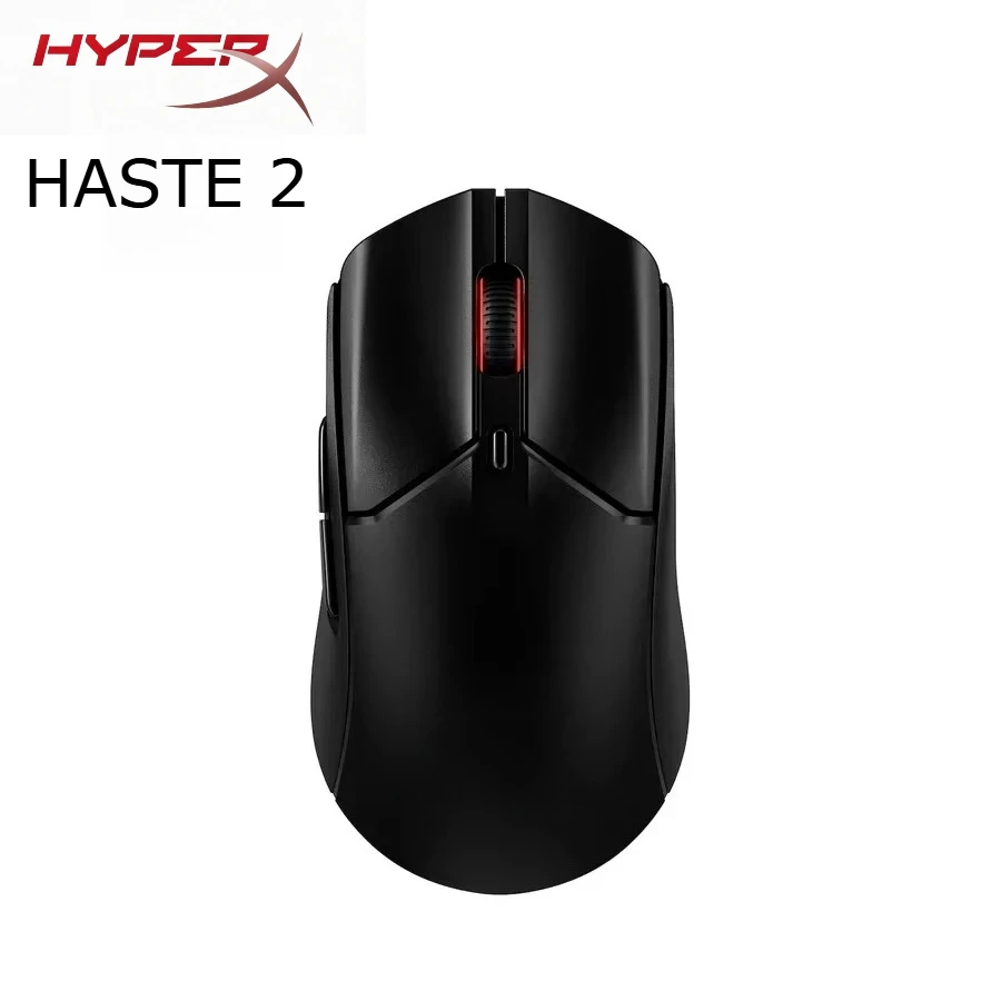 Ratón para Juegos HyperX Pulsefire Haste 2 RGB, con Cable e Inalámbrico, Óptico de 8000 MHz, hasta 26000 DPI, 5-8 Botones Programables