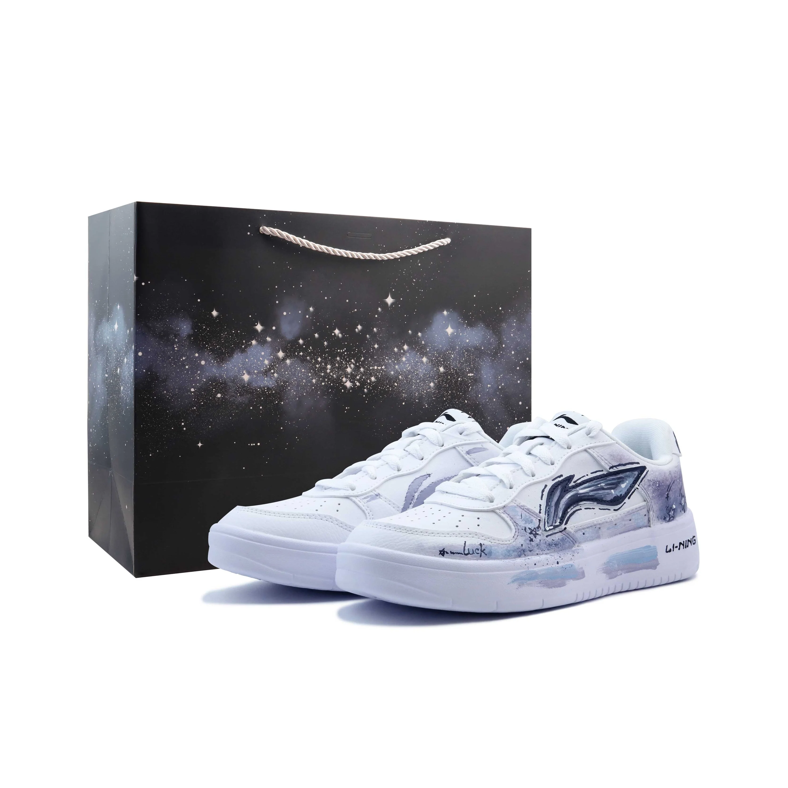 Li Ning Floating Boat Starry Dreamy Leather Abrasion Resistant Lightweight Breathable AGCS420-6(team-1331)