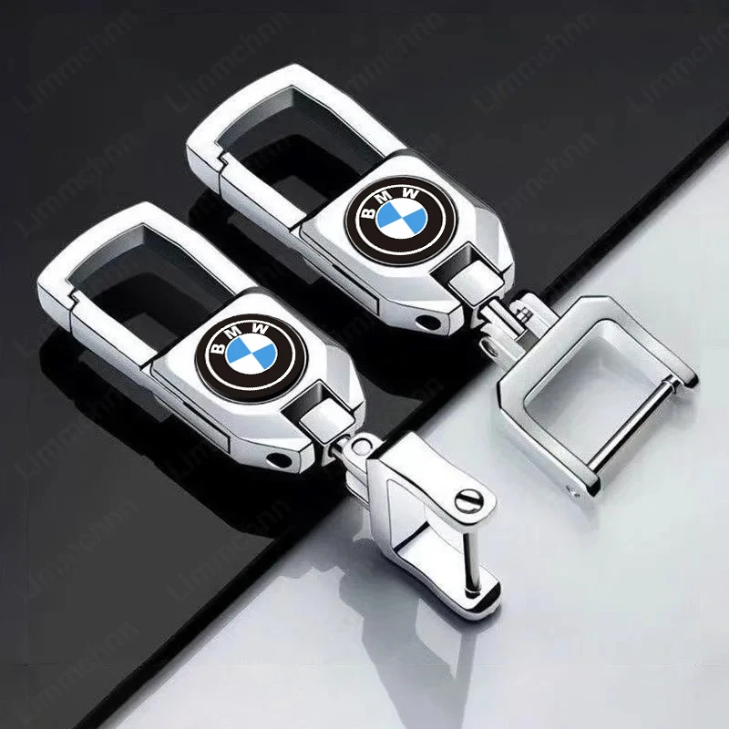 LLavero de Metal con logotipo de coche para Для BMW E34 E46 E39 E38 E90 E60 E36 F30 F30 F10 E92 E38 E91 G30 G38 M3 M5 E83 F25