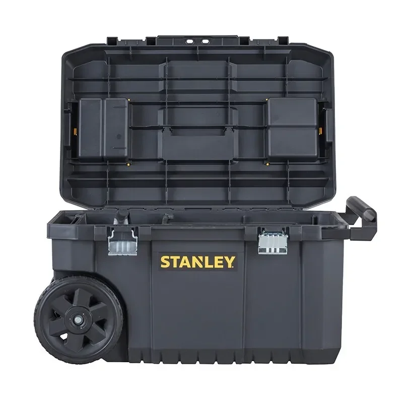 Imagem -03 - Stanley Stst18015023 Essencial Mobile Toolbox Trolley Tool Box Caixa de Armazenamento de Ferramentas de Hardware Caixa de Manuseio de Materiais com Rodas