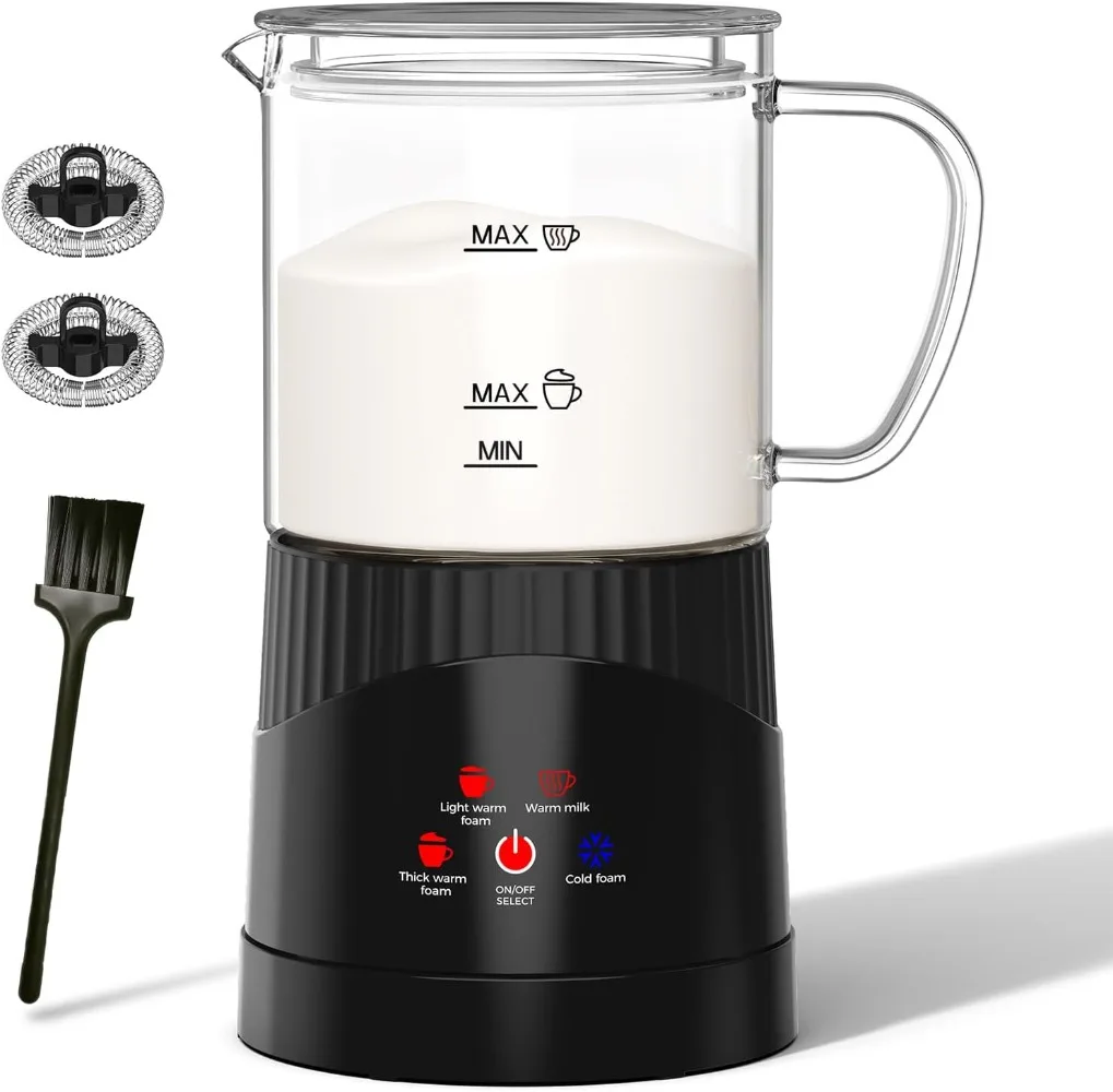 

4-in-1 Electric Milk Frother and Steamer