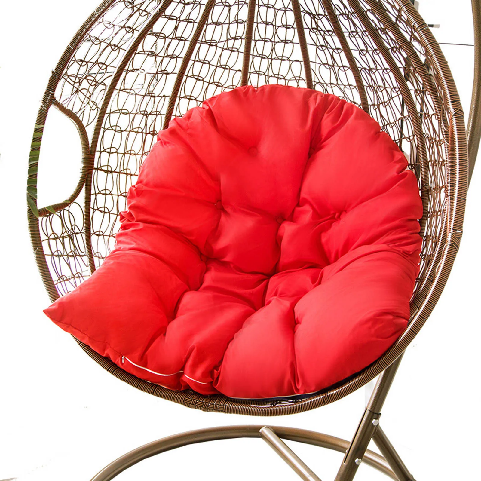 90 x 120 cm Hanging Basket Chair Cushion Swing Seat Not Removable Outdoor Back Cushion  Thicken Egg Hammock Cradle Soft Cushion