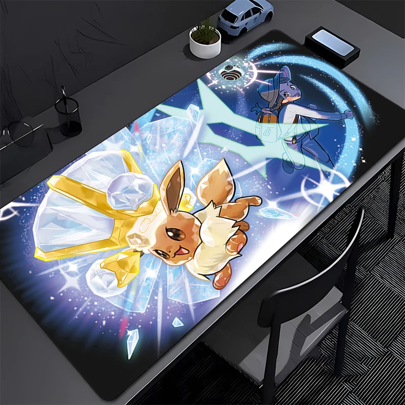 

Anime Design sense Mouse Pad Gaming Mousepad Gamer XXL Completo Computer P-Pokemon 90x40cm Keyboard Pad Carpet Desk Mat Varmilo
