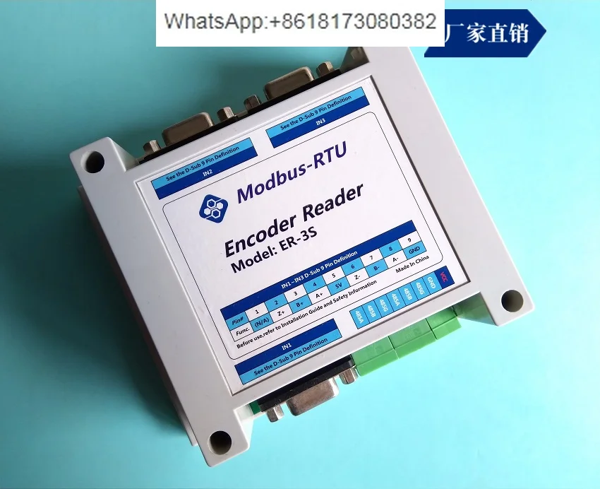 وحدة تجميع بيانات التشفير، اكتساب الصريف المغناطيسي، ER-3A Modbus Labview #1
