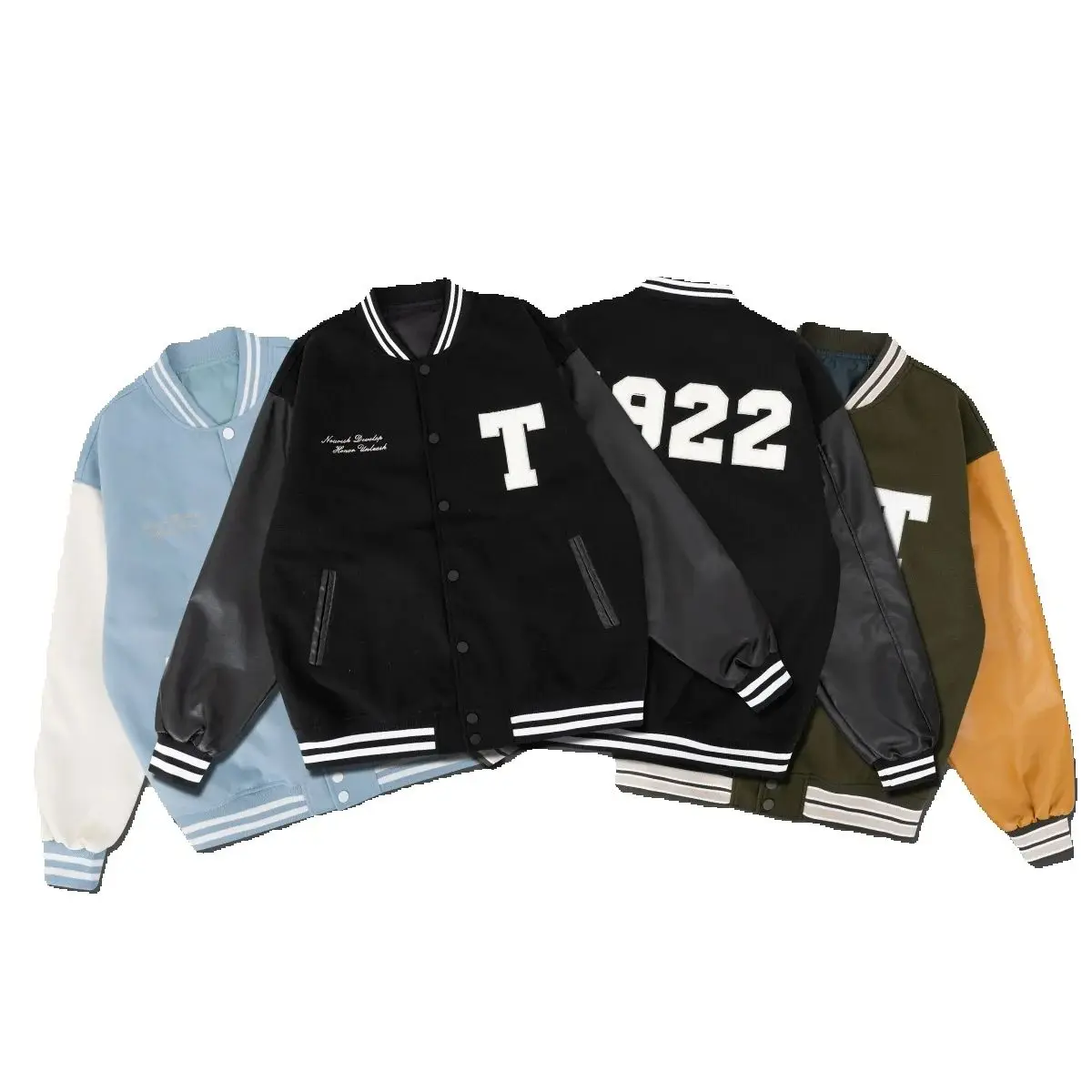 Men's Bomber Jackets Track Jacket Autumn/Winter Varsity Motorcycle Jacket Windbreaker Biker Jacket Man New In Parkas F1 Clothing