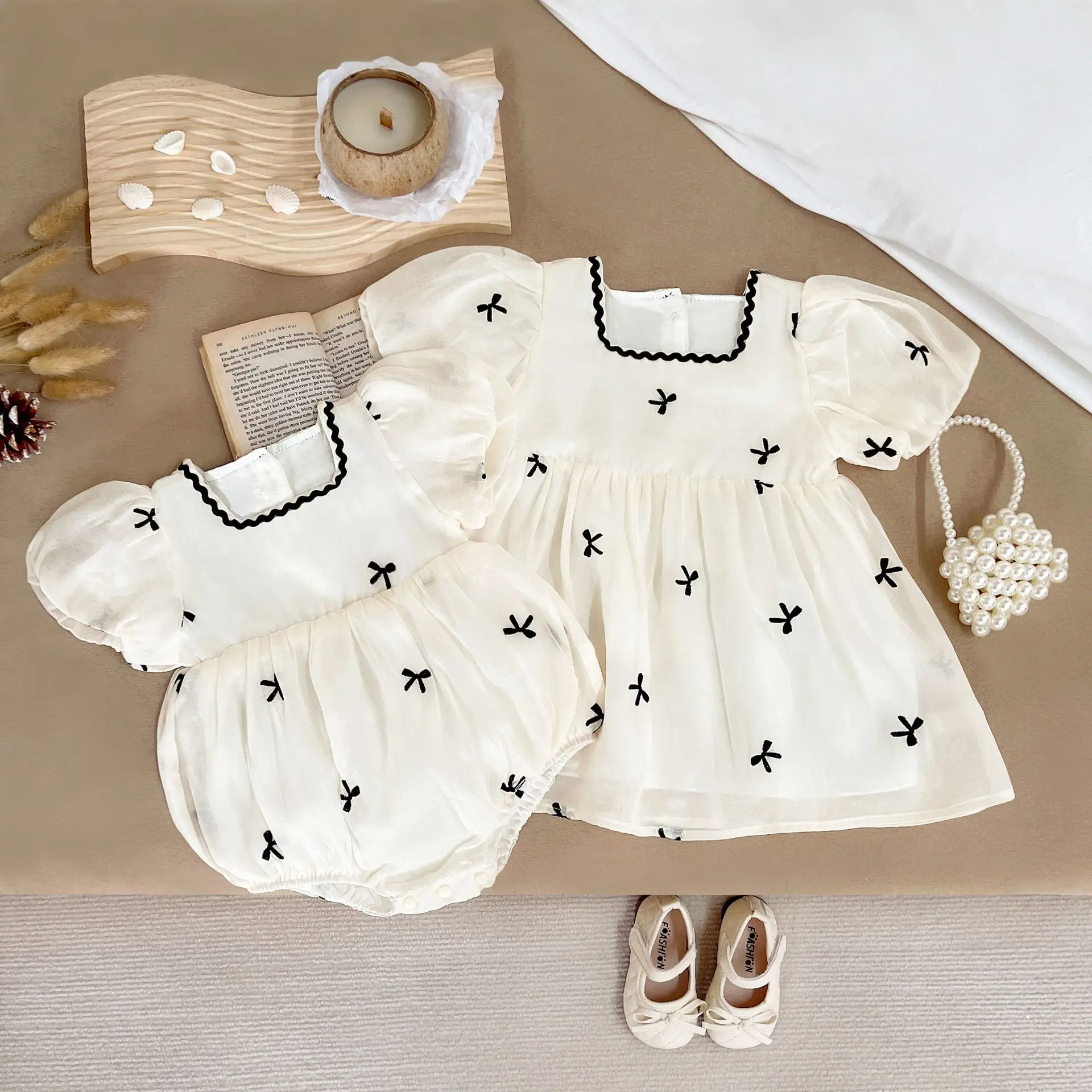 

( 0-3 лет) Детская одежда, платье для девочек, летние комбинезоны принцессы, детский комбинезон с цветочным воротником, новый летний комбинезон с милым бантом, пышный комбинезон