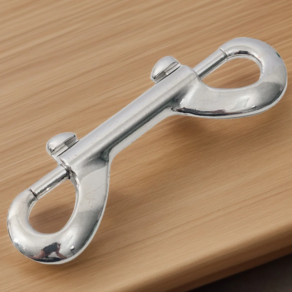 5/10Pcs Scuba Diving Double End Bolt Snap Hook Clips 316 Stainless Steel Eye Bolt Snap Hook Quick Draw Link Carabiner Boat