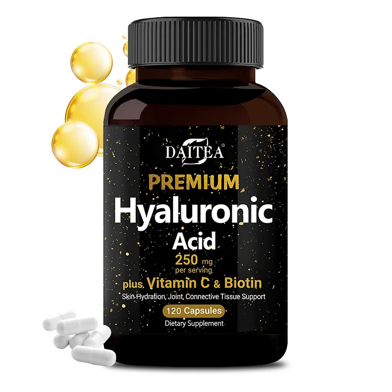 

Hyaluronic Acid Supplement | Contains Vitamin C and Biotin, Skin Moisturizing, Maintain Joint Health, Promote Hair Growth