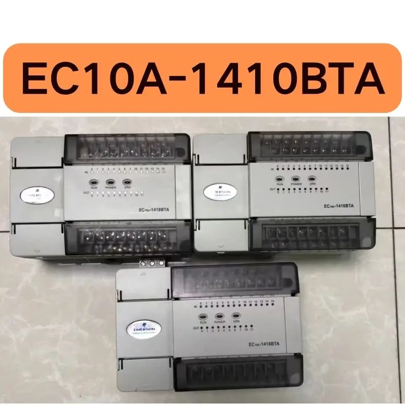 Used PLC controller, EC10A-1410BTA tested OK, function  intact