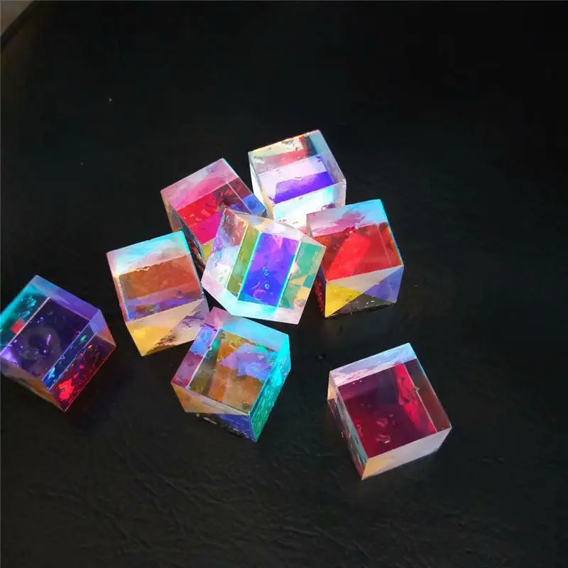 Dichroïque x-cube, 8 pièces, dichroïque, prisme, séparateur de combinaison rvb pour collier d'art, bricolage