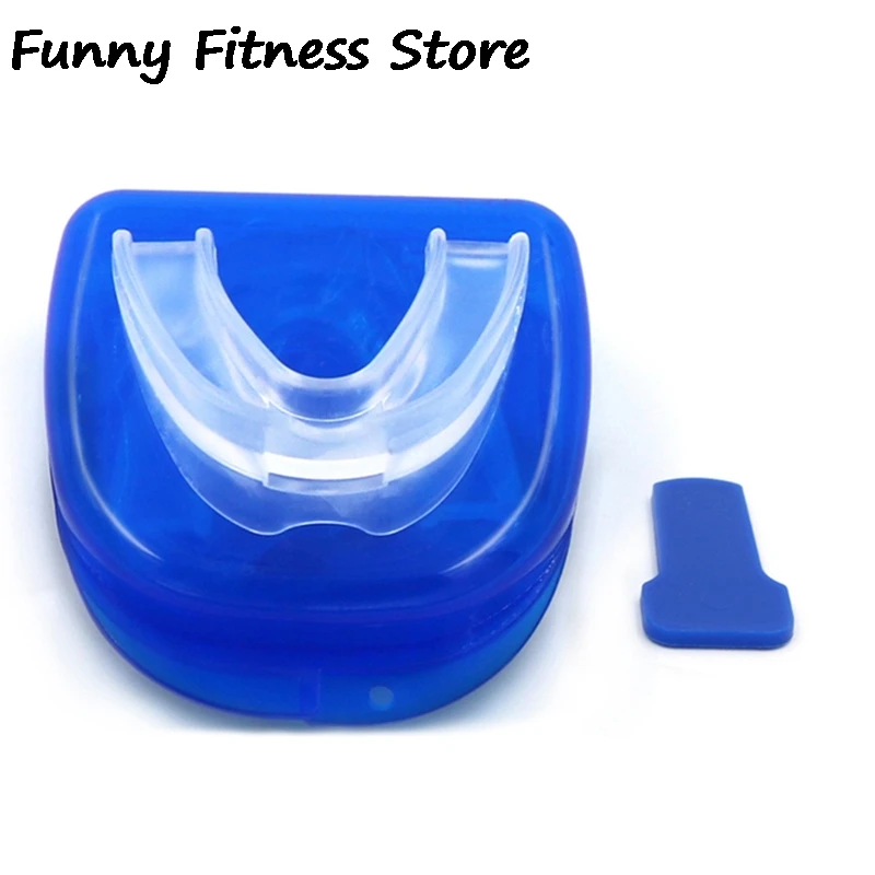 Gum Shield Sports Fitness Teeth Protector Mouth Guard Piece With Box Boxing Mouthguard Kids Adults Sleep Grinding Tooth Stopper