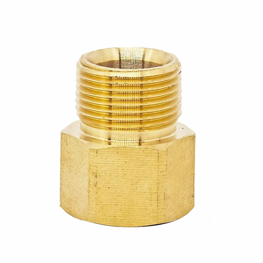 Brass High-pressure Washer Hose Extension Connector M22 To 1/4 Hose Screw-on Quick Connect-Precision Hardware Accessories