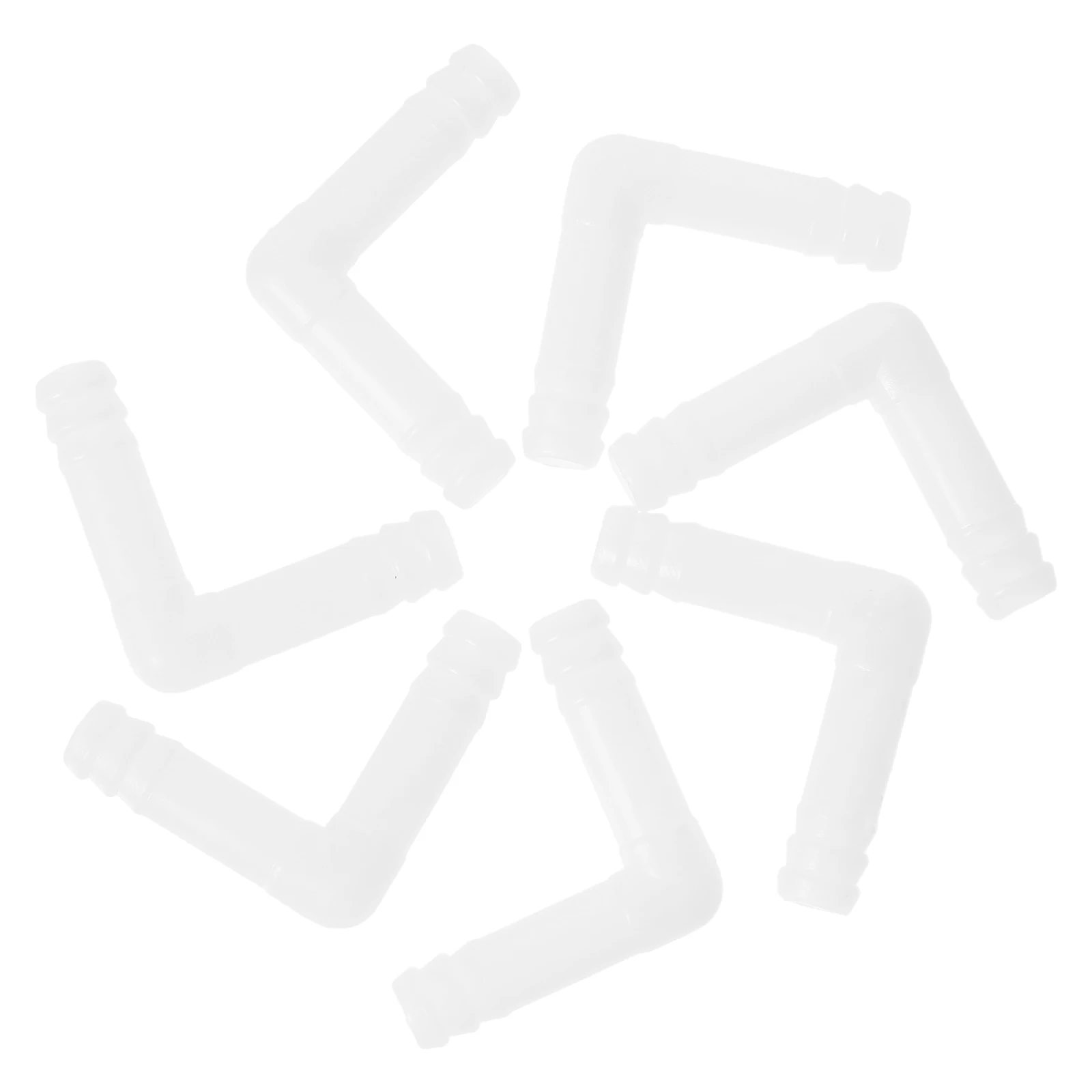 

10pcs 90 Degree PP Elbow Reducing Fittings Plastic Tubing Connectors Aquarium Fish Tank Sturdy Safe Home Hotel Garden Use Water