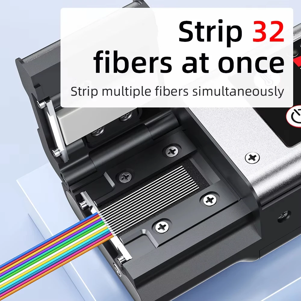 Fiber Optic Heat Stripping Pliers  Fiber Stripping Pliers Clamp Style Multi-Core Bare Fiber Stranded Cable 1-48 Cores