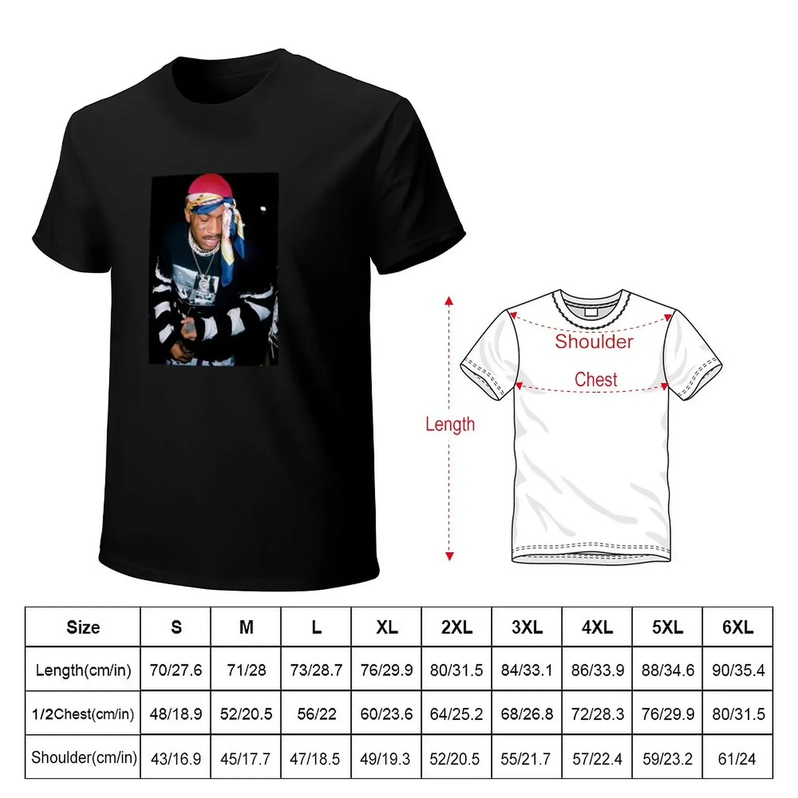 Lil Tracy T-Shirt hippie clothes tops men t shirt tops Unisex Summer Short Sleeve